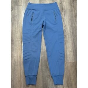 Athleta Womens Medium Tall Venice Moto Joggers Baby Blue